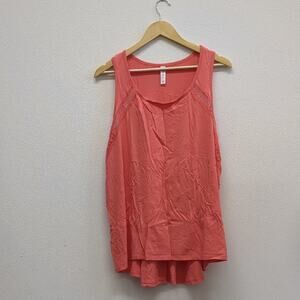 Cacique‎ Pink Asymmetrical Relaxed Tank Top size 18/20